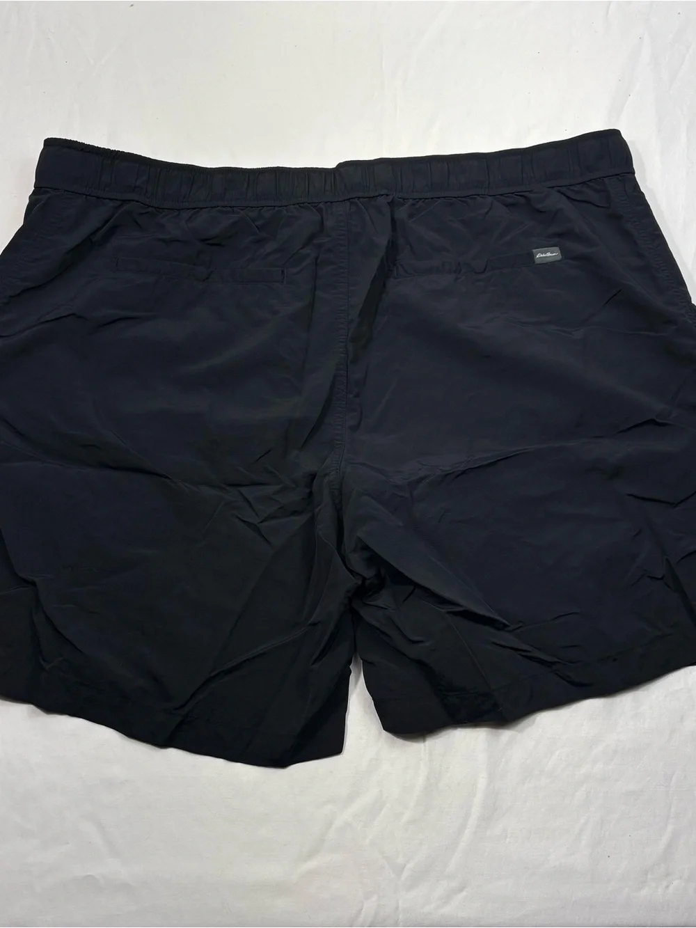 Eddie Bauer Men's Black Lightweight Performance Cargo Shorts Fishing Outdoor 2XL